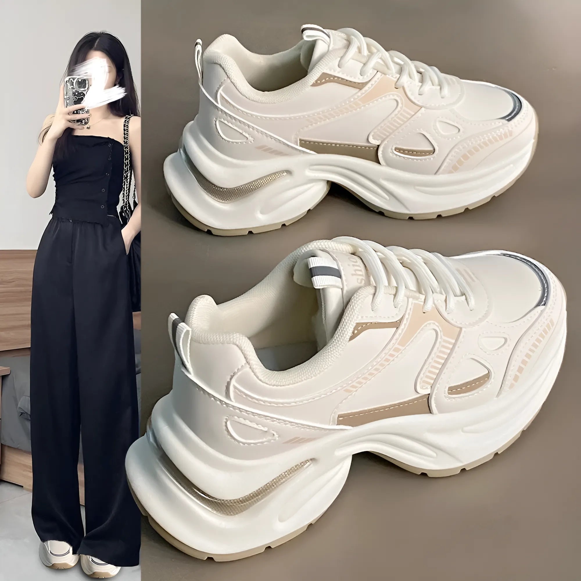 Zapatos de mujer LuvvoUP-W ARIA con aumento de altura