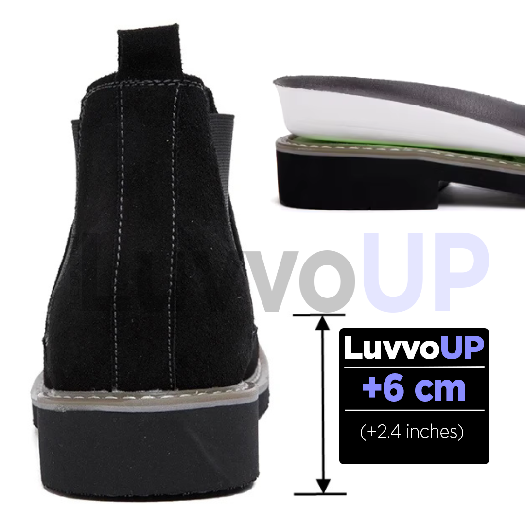LuvvoUP MIDNIGHT Height-Increasing Boots