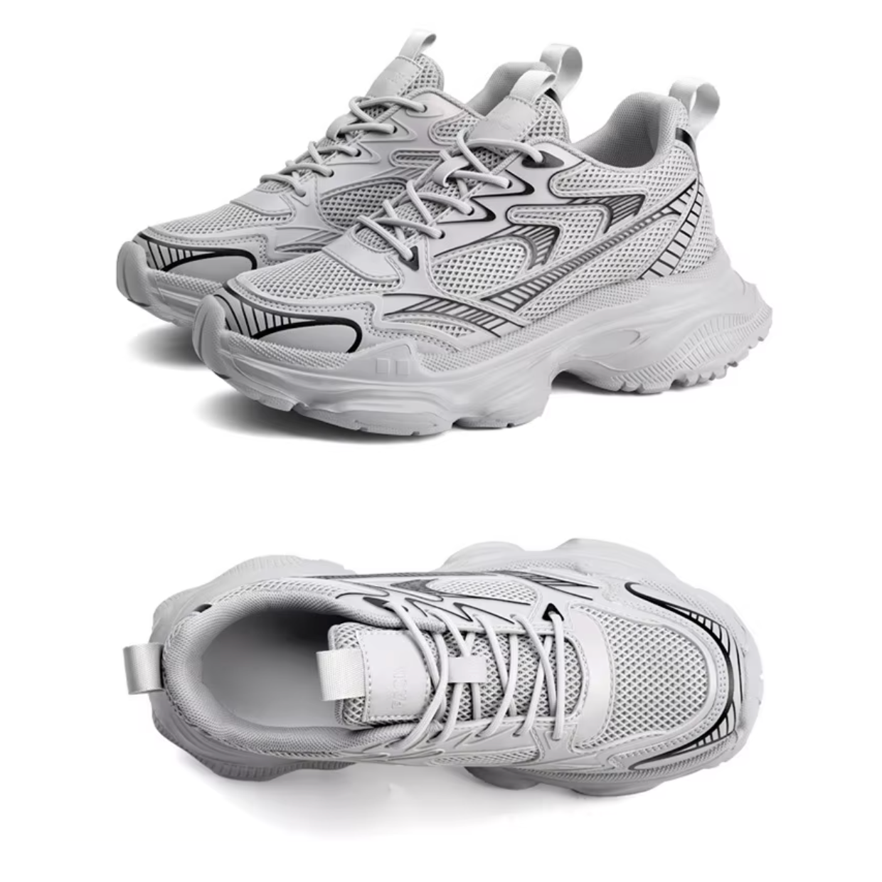 Zapatillas deportivas LuvvoUP SKYLEV para aumentar la altura