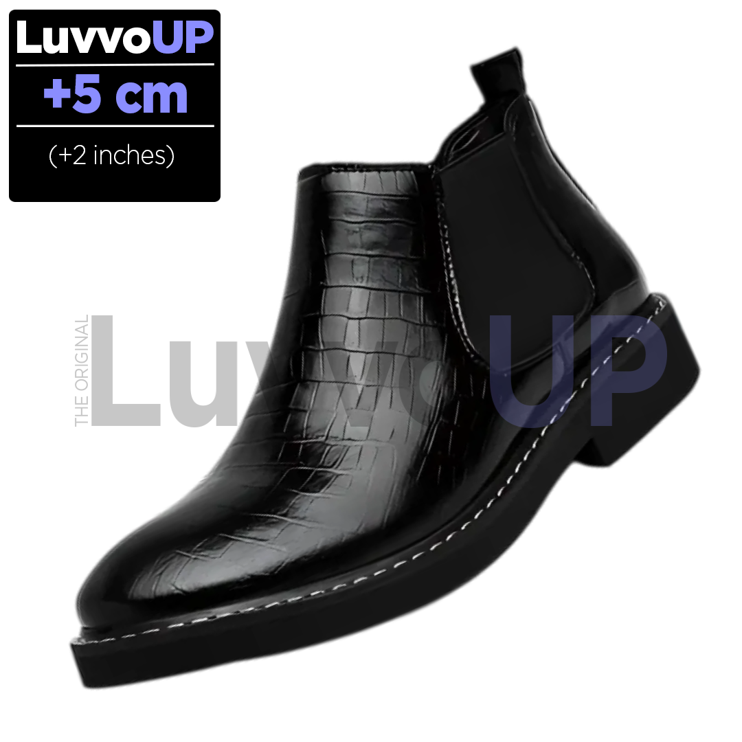 Botas de cuero con aumento de altura LuvvoUP RAPTOR