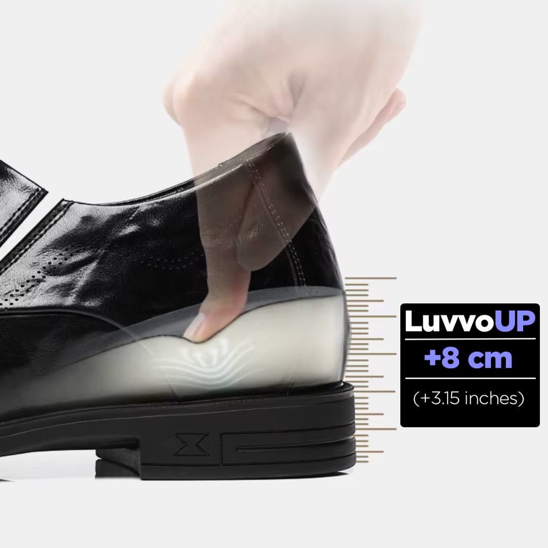Zapatos formales con aumento de altura LuvvoUP SKY