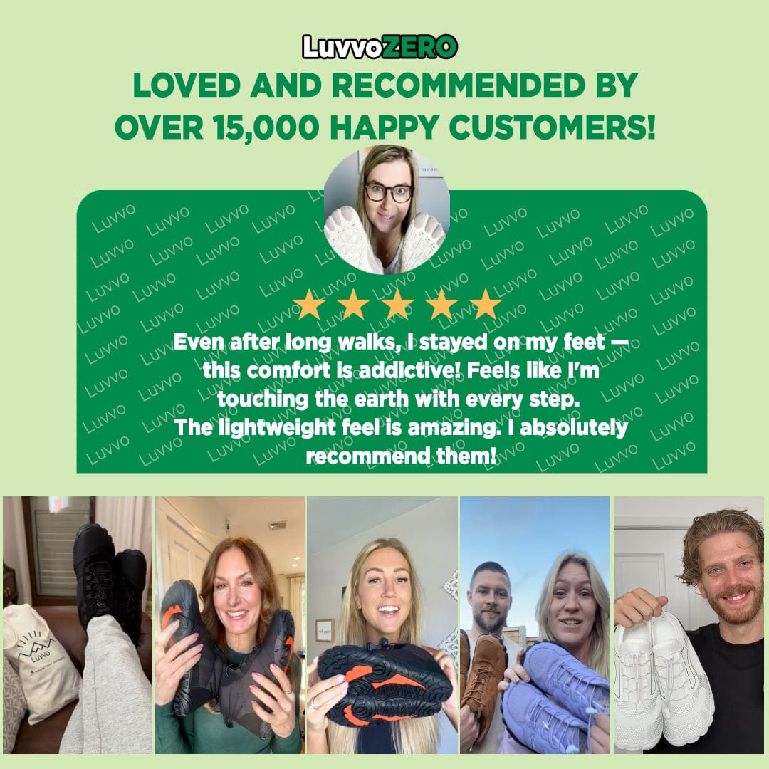 LuvvoZERO Mura Unisex, Calzado minimalista antideslizante